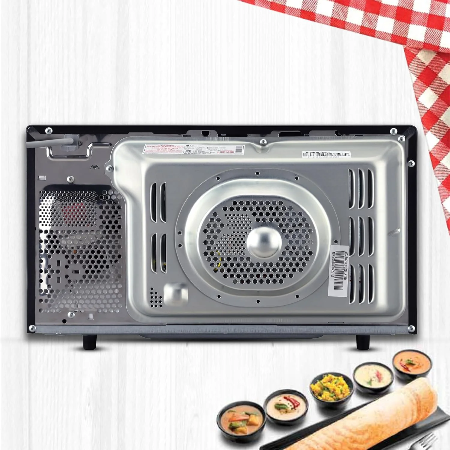 LG 28 L Convection Microwave Oven (MC2846BR) (Black) - Image 10