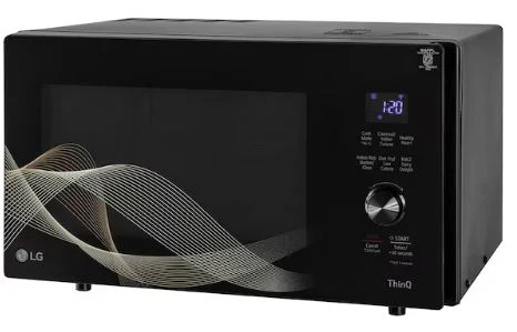 LG 28 L Scan-To-Cook Charcoal Microwave Oven with Healthy Heart™, Charcoal Lighting Heater, Motorised Rotisserie, Black(MJEN286UHW) (Open Box / Without Box)