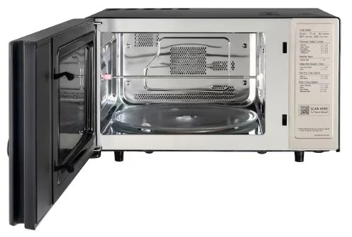LG 28 L Scan-To-Cook Charcoal Microwave Oven with Healthy Heart™, Charcoal Lighting Heater, Motorised Rotisserie, Black(MJEN286UHW) (Open Box / Without Box) - Image 2