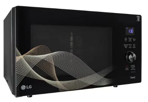 LG 28 L Scan-To-Cook Charcoal Microwave Oven with Healthy Heart™, Charcoal Lighting Heater, Motorised Rotisserie, Black(MJEN286UHW) (Open Box / Without Box) - Image 4