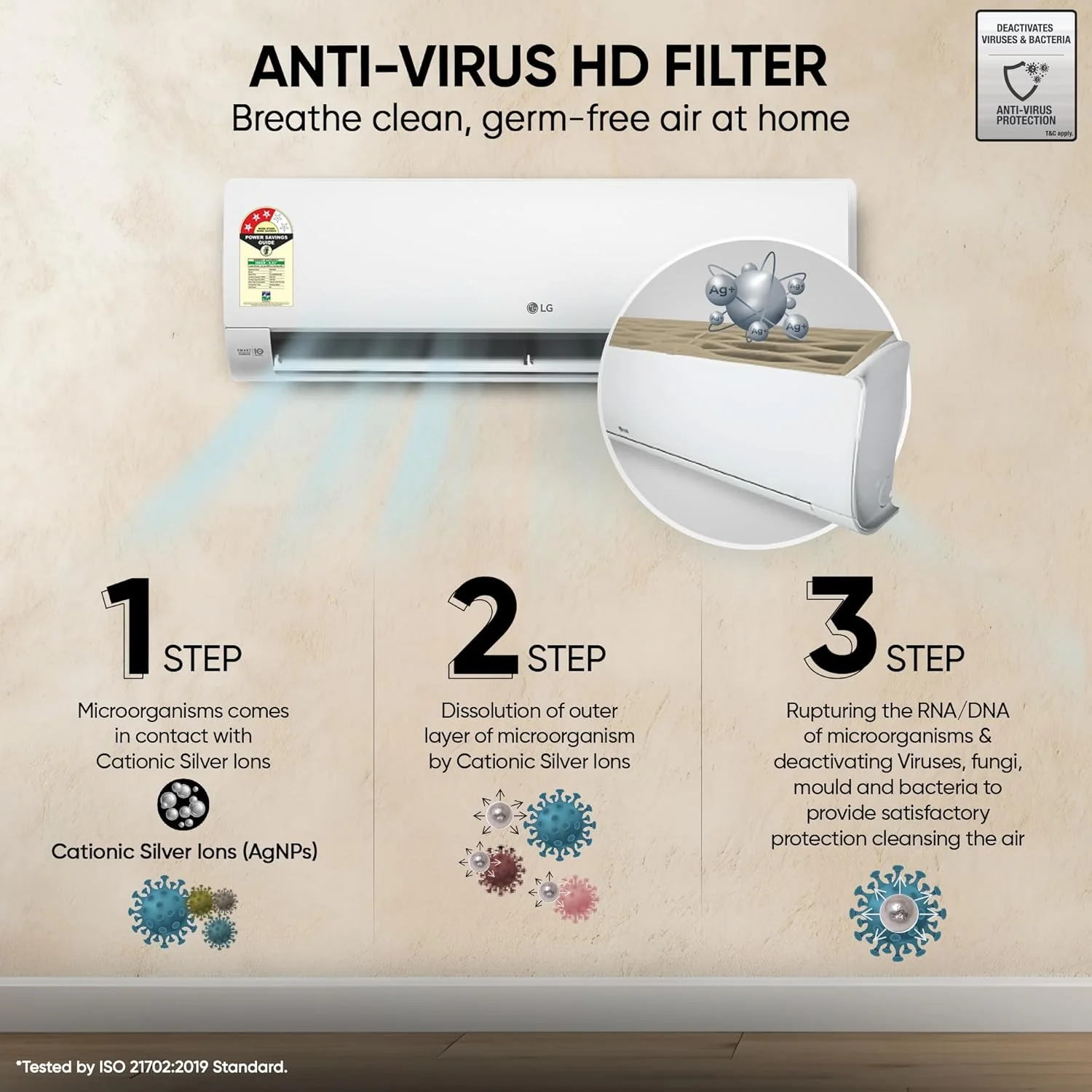 LG 3 Star (1.0) Split AC, AI Convertible, Auto Clean, Gold Fin+, Diet Mode+, Viraat Mode, 3.3 kW, 2026 Model,(AS-Q12CNXE) - Image 11