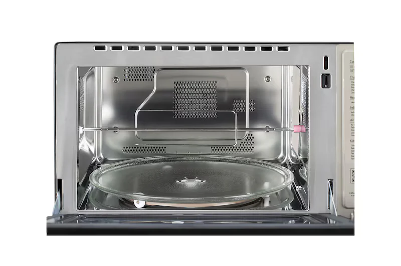 LG 32 L Convertible Microwave Oven with Air Fry, Charcoal Lighting Heater™, 431 Auto Cook Menu Powered by Thinq, Black - Image 8