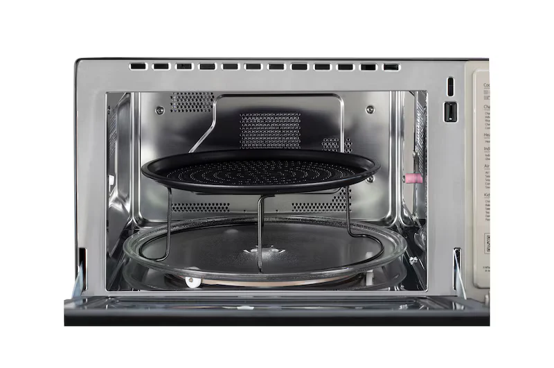 LG 32 L Convertible Microwave Oven with Air Fry, Charcoal Lighting Heater™, 431 Auto Cook Menu Powered by Thinq, Black - Image 9