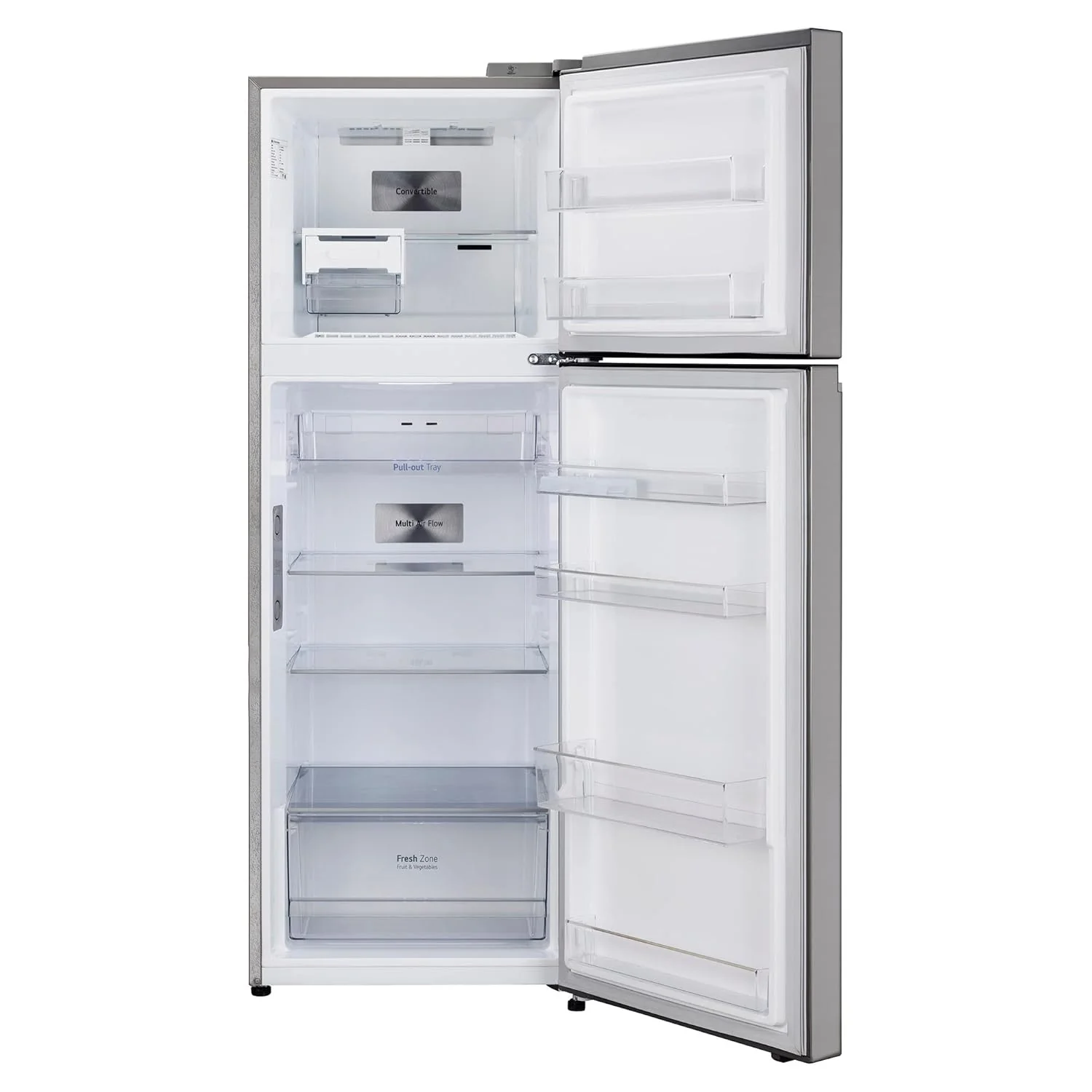 LG 343 L, 3 Star, Smart Inverter Compressor, Wi-Fi Enabled, Convertible Frost-Free Double Door Refrigerator (‎GL-T382TPZX, Shiny Steel, Auto smart connect &amp; Door Cooling+) - Image 11