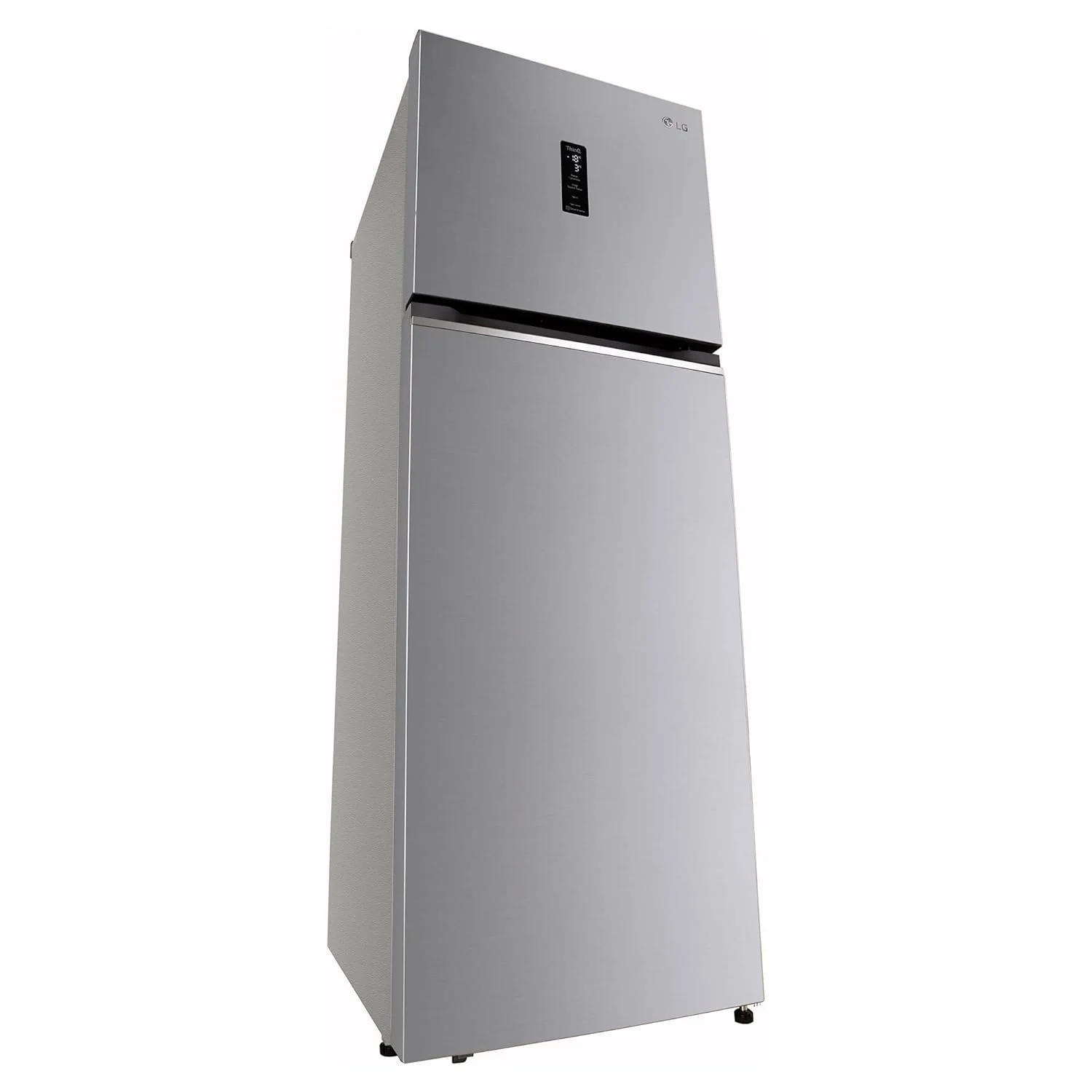 LG 343 L, 3 Star, Smart Inverter Compressor, Wi-Fi Enabled, Convertible Frost-Free Double Door Refrigerator (‎GL-T382TPZX, Shiny Steel, Auto smart connect &amp; Door Cooling+) - Image 4