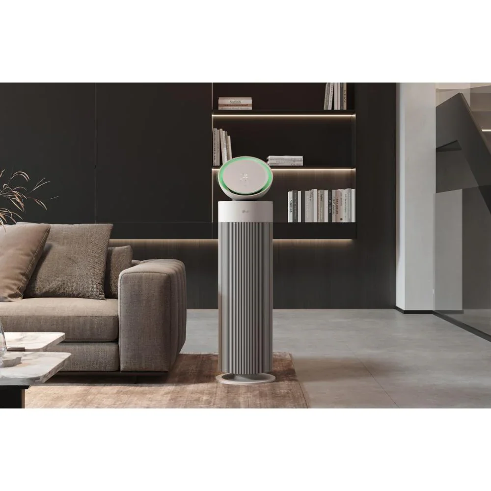 LG 360° Clean Air Purifier for Large Rooms (52.8m²) with HEPA Filter, UVnano Technology, BLDC Motor & Smart AQI Display - Image 3