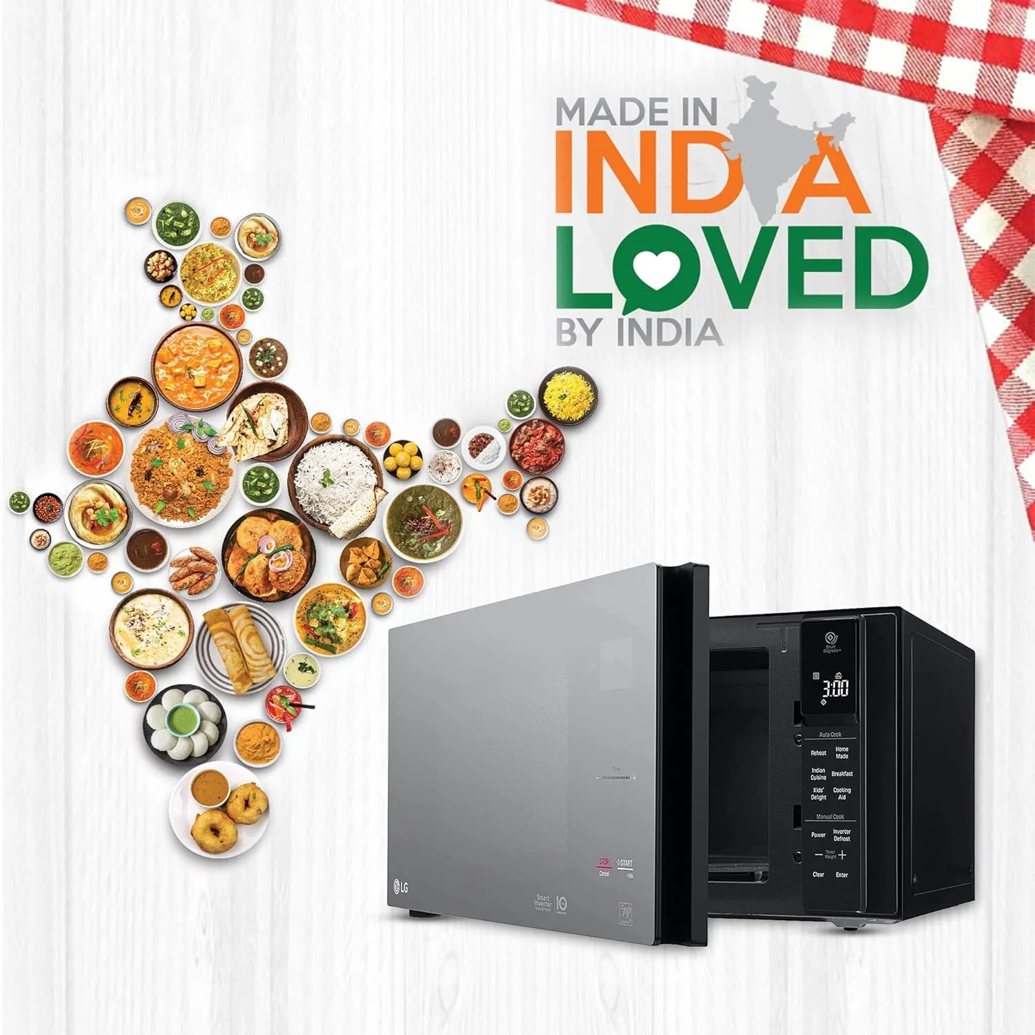 LG 42 L Solo Microwave Oven (MS4295DIS, Black, with Smart Inverter Technology) - Image 2