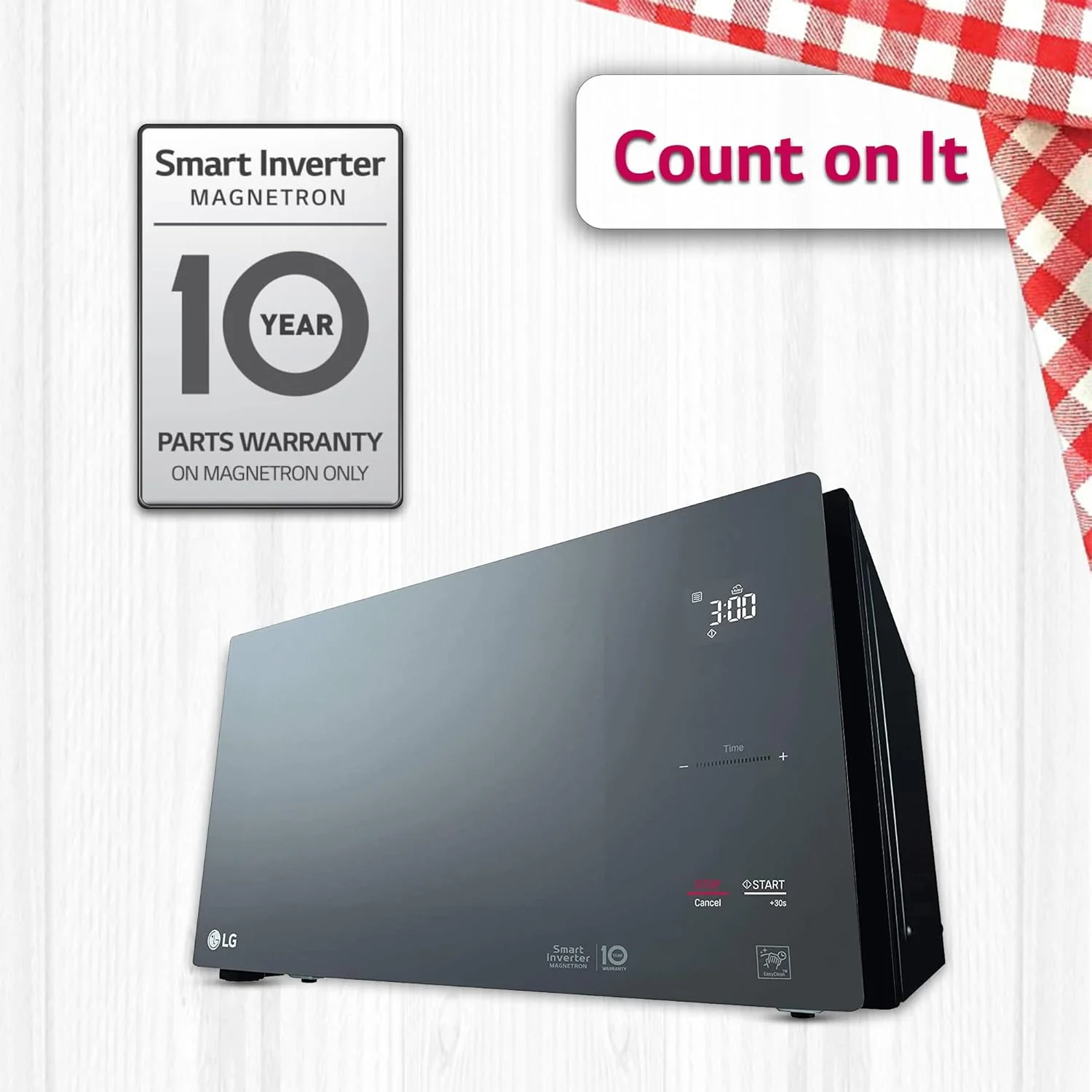 LG 42 L Solo Microwave Oven (MS4295DIS, Black, with Smart Inverter Technology) - Image 3