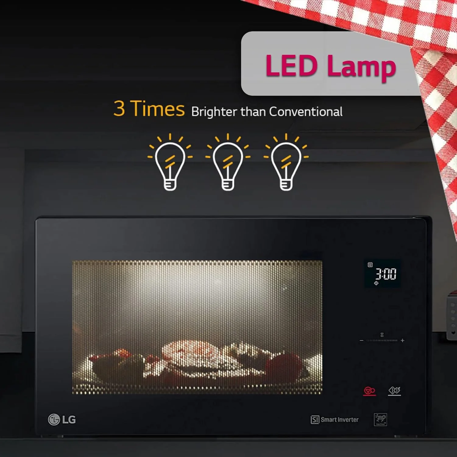 LG 42 L Solo Microwave Oven (MS4295DIS, Black, with Smart Inverter Technology) - Image 5