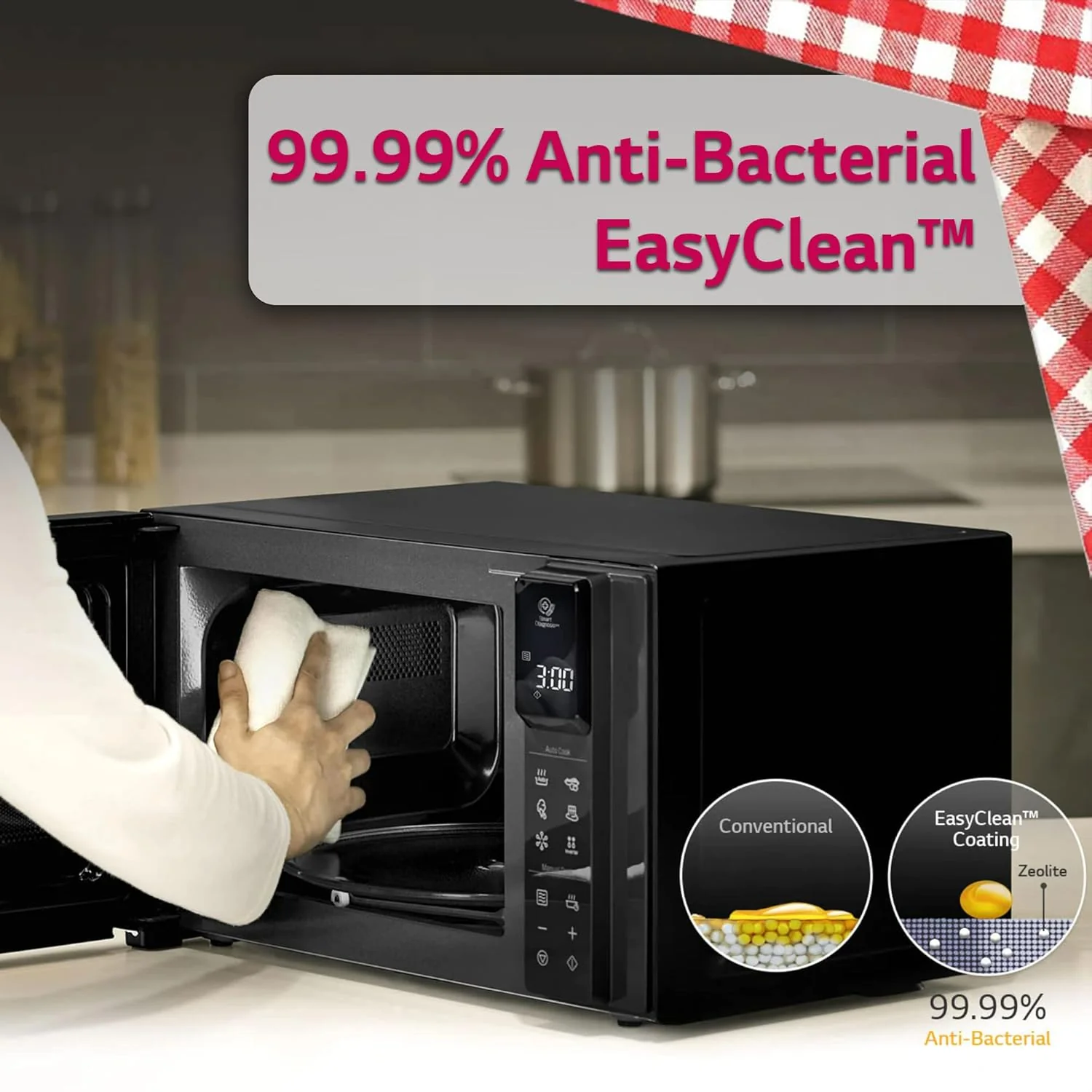 LG 42 L Solo Microwave Oven (MS4295DIS, Black, with Smart Inverter Technology) - Image 8