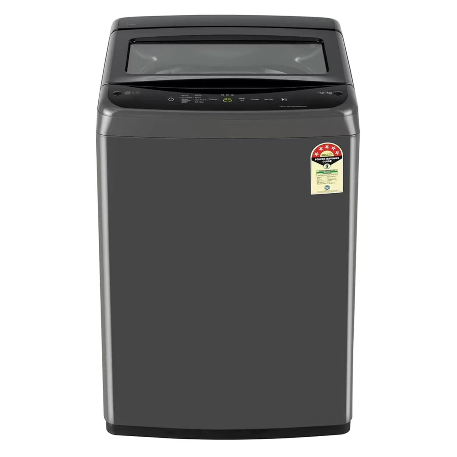 LG 7 Kg Top Load Washing Machine, Smart Inverter Motor, Middle Black (T70VBMB4ZD,)