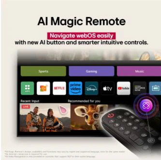 LG 75 Inch (189 cm) 4K QNED 8GA Mini LED Smart TV (2025 Model) with α8 AI Processor Gen2, Dolby Vision &amp; Atmos, Filmmaker Mode, AI Picture Pro - Image 7
