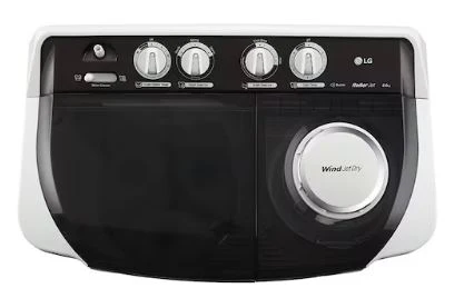 LG 7Kg Semi Automatic Washing Machine, Rat Away Technology, Dark Grey, 5 Star(P7010NGAZ) - Image 5