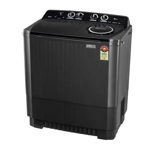 LG 8.5 Kg 5 Star Semi Automatic Top Load Washing Machine with Roller Jet Pulsator | Soak | Wind Jet Dry | 4 Wash Programs (P8535SLMZ, Full Black) - Image 6