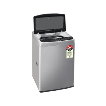 LG 8 kg 5 Star Inverter Fully Automatic Top Load Washing Machine (T80SNSF1Z.ASFQEIL, Stainless Steel Tub, Silver) - Image 4