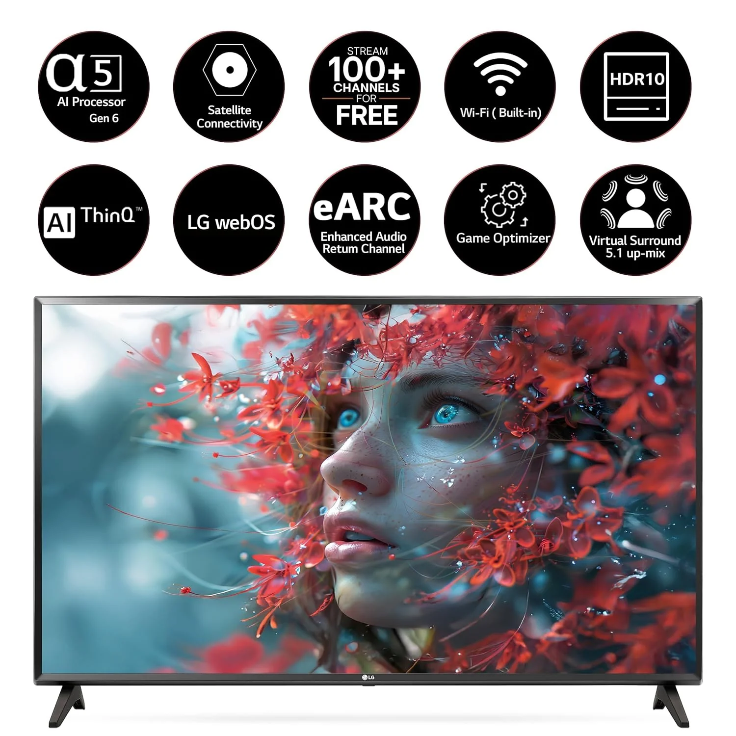 LG 80 cms (32 inches) LR570 Series Smart webOS LED TV 32LR570B6LA - Image 2