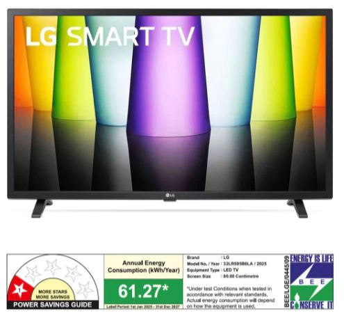LG 80cm (32) Smart HD TV (LR595), α5 AI Processor Gen6, 8 picture modes, HDR10, HGIG Mode, 2025 - Image 2