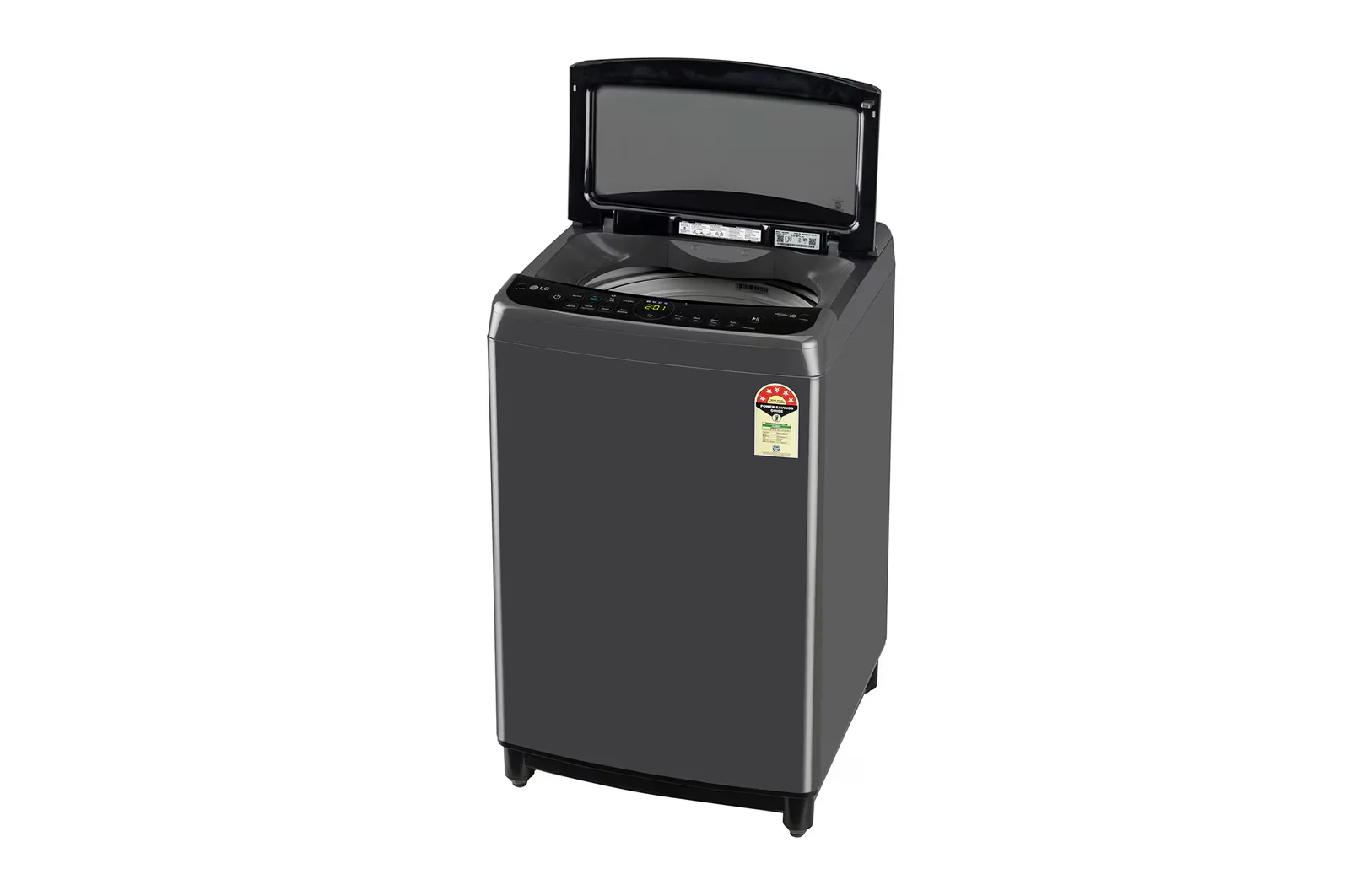 LG 8Kg 5 Star Top Load Washing Machine, AI Direct Drive™, Turbodrum, (THD08NPM,Middle Black) - Image 10