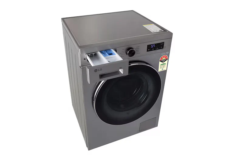 LG 9Kg Front Load Washing Machine, Inverter Direct Drive™, Platinum Silver,FHB1209Z4P 5 Star, - Image 2