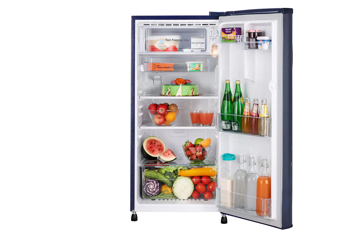 LG- GL-B199OBKD 185 L 3 Star Direct-Cool Single Door Refrigerator |Stabilizer Free Operation | Toughened Glass Shelve Save 21% - Image 4