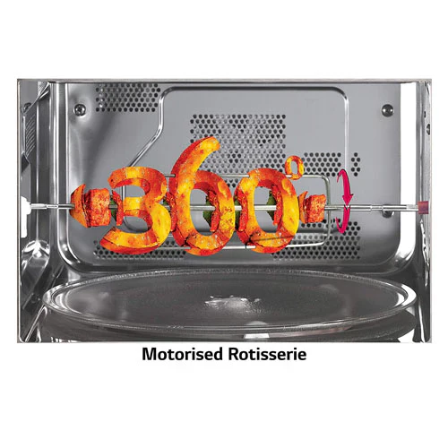 LG MJEN326UH 32L Charcoal Convection Healthy Heart Microwave Oven (Black) - Image 9