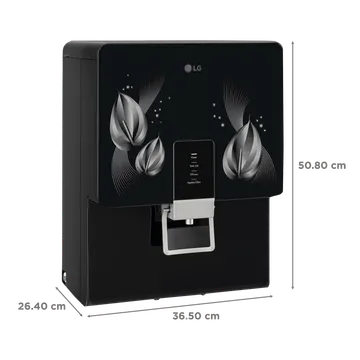 LG WW146RPLB 8L RO + MB Water Purifier with Multi Stage Filtration Process (Solid Black) - Image 2