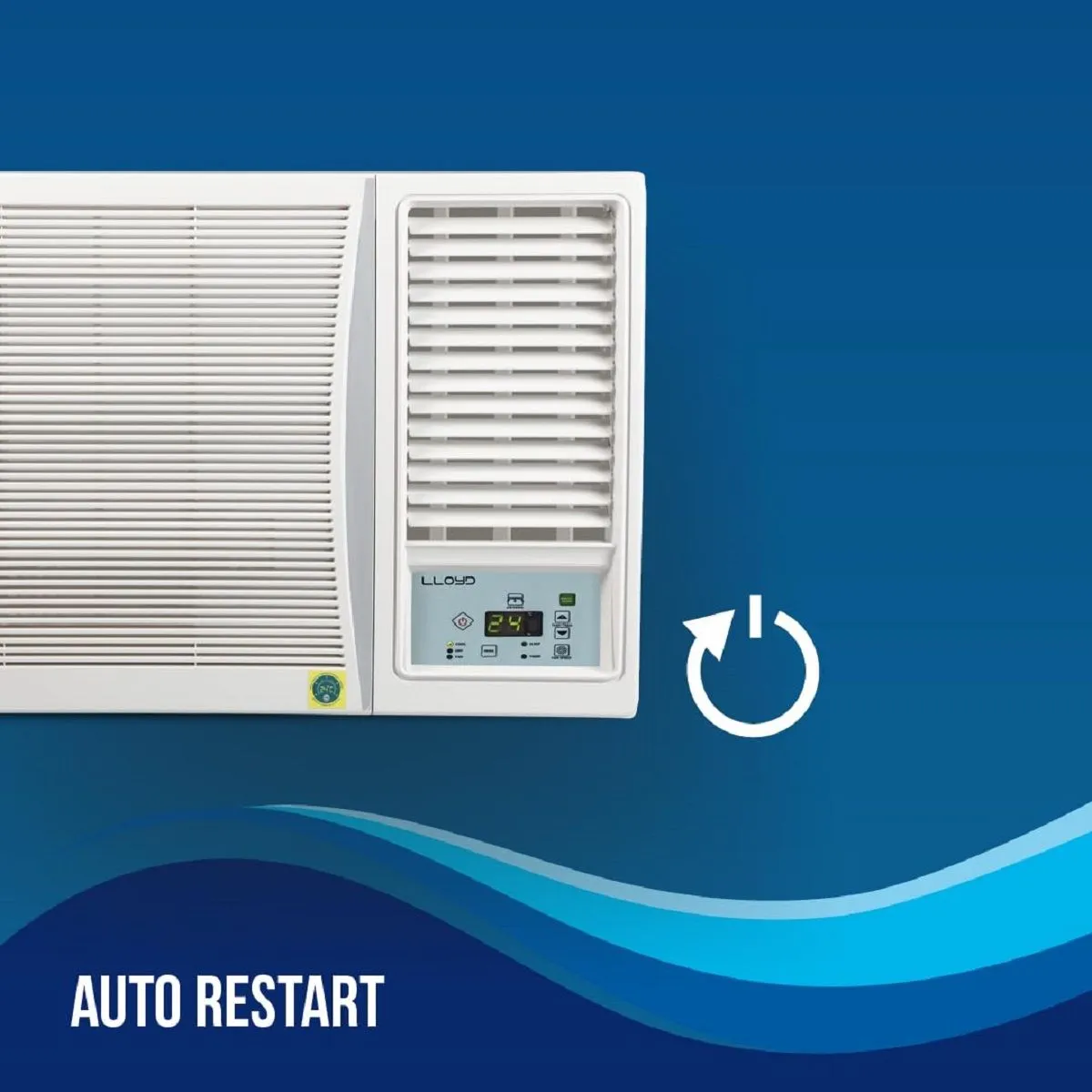 Lloyd 1.5 Ton 5 Star Fixed Speed Window AC (Copper, White with Silver Deco Strip, GLW18C5XWSEA) - Image 7