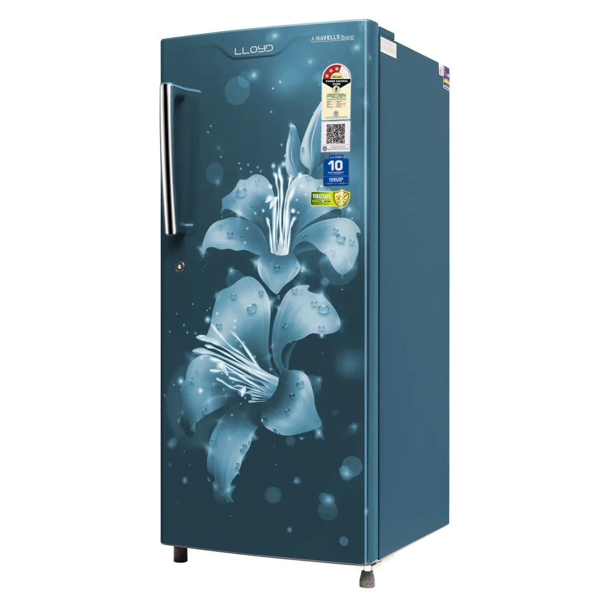 Lloyd 188 L Direct Cool Refrigerator 3 Star Lilly Aqua - Image 2
