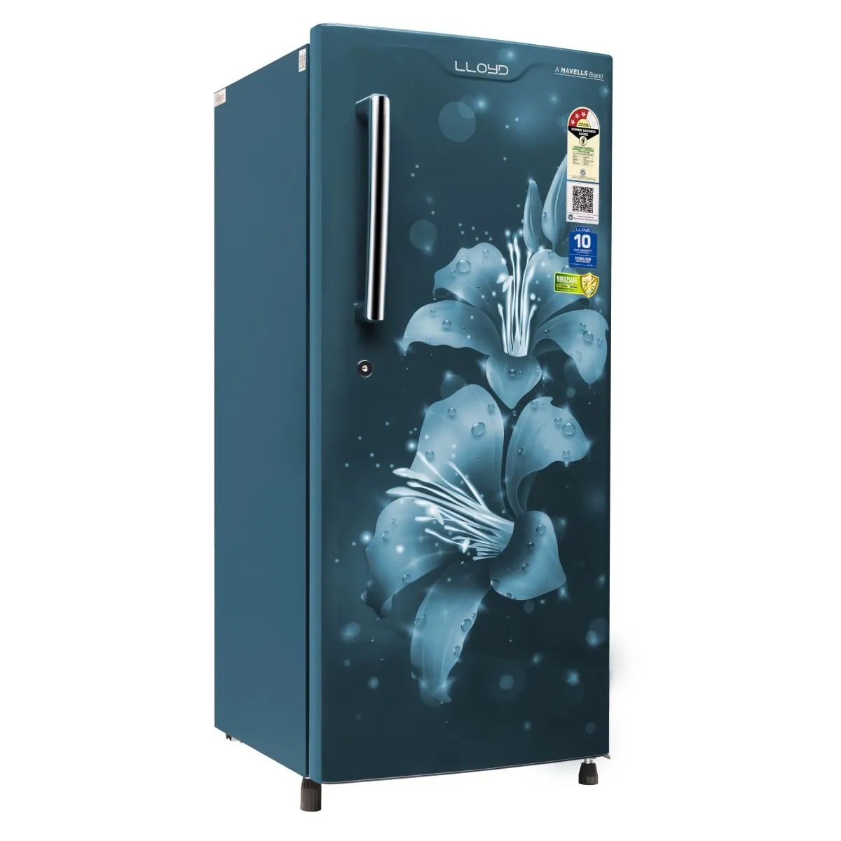 Lloyd 188 L Direct Cool Refrigerator 3 Star Lilly Aqua - Image 4