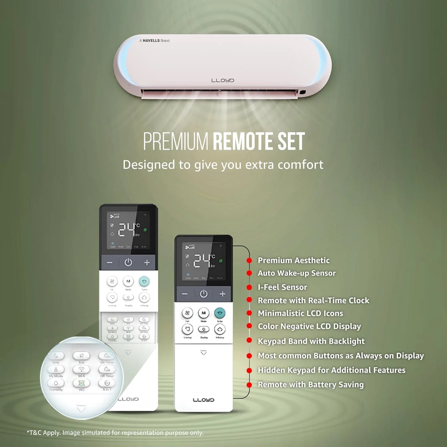 Lloyd Stellar Art 1.5Ton 5 Star Wi-Fi Inverter Split AC (6 in 1 Expandable,Mood Lighting, In-Built Air Purifier, Direct Voice Command, White &amp; Blush Pink, New Launch GLS18V5FWLGT) - Image 9