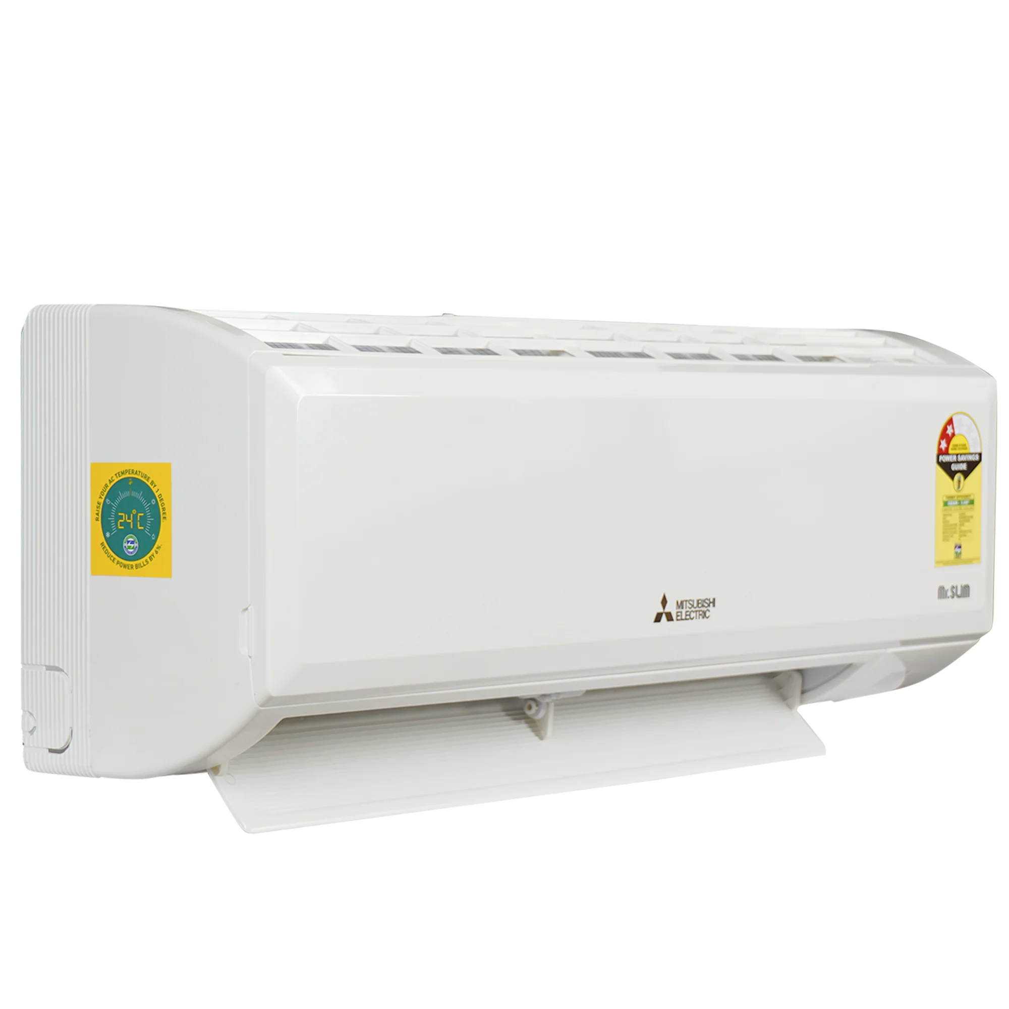 Mitsubishi 1.0 ton 2 Star Fixed Speed Split Air Conditioner (4 WAY SWING, MS-AJZ13VF-DA1, White) - Image 3