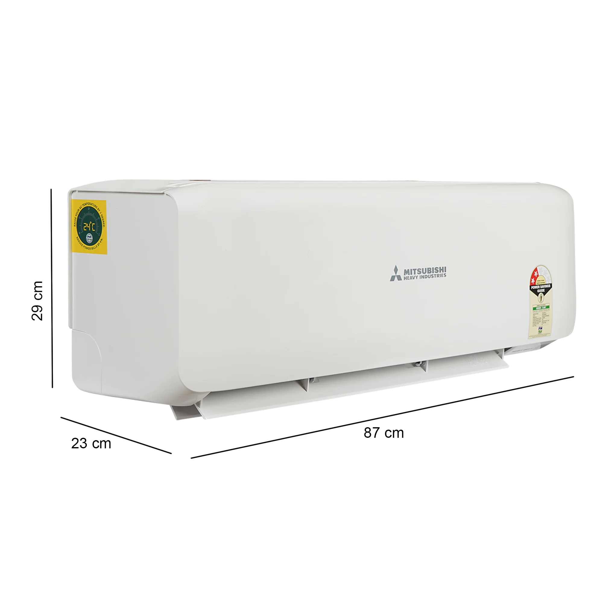 Mitsubishi Heavy 1.3 Ton 2 Star Fixed Speed Split AC | R32 | Copper Condenser, Anti Dust Filter SRK15CXS - Image 8