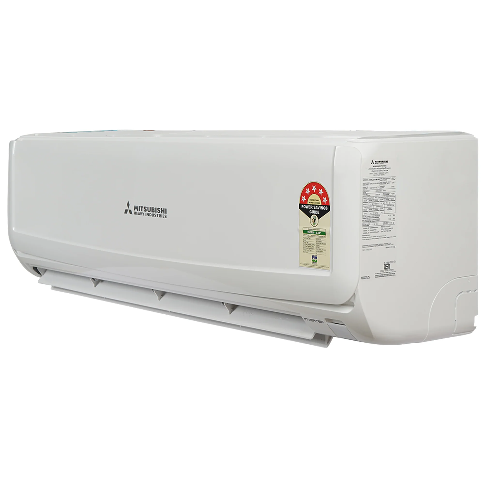 Mitsubishi 1.8 Ton 5 Star Heavy Duty Hi-Wall Hyper Inverter Split AC - Nano Filter, Anti-Allergen Filter, and Activated Carbon Filter , SRK20YYM-W6, White - Image 4