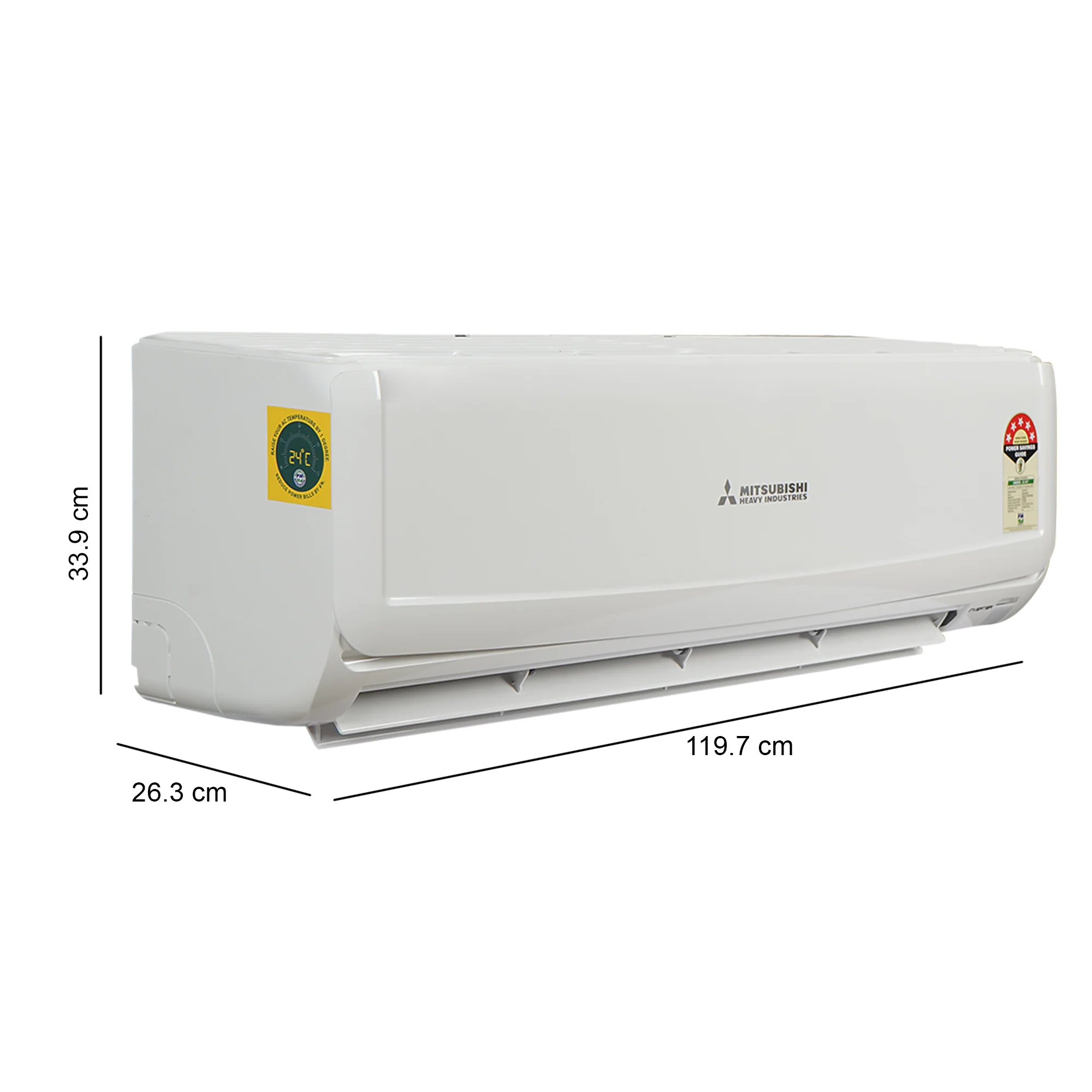 Mitsubishi 1.8 Ton 5 Star Heavy Duty Hi-Wall Hyper Inverter Split AC - Nano Filter, Anti-Allergen Filter, and Activated Carbon Filter , SRK20YYM-W6, White - Image 8