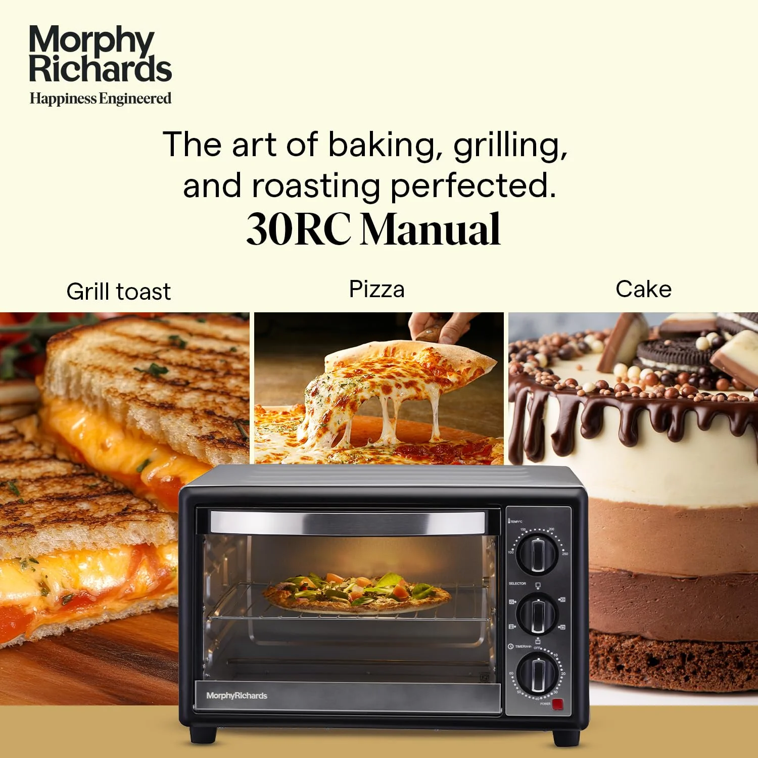 Morphy Richards 30 RC OTG | 30L Oven Toaster Griller | Rotisserie | Multi-Function Baking, Roasting, Grilling &amp; Toasting | 2-Year Warranty | Black - Image 5