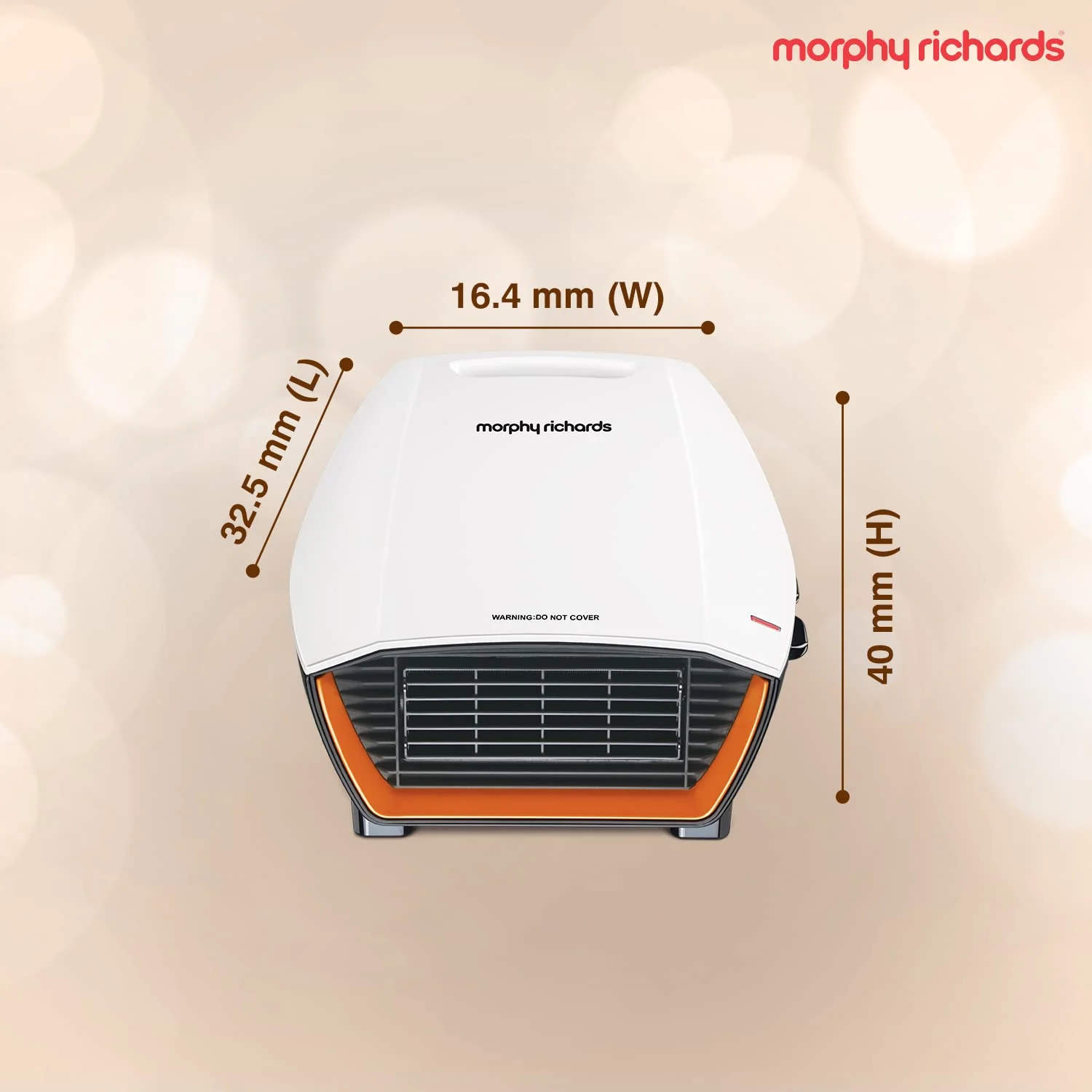 Morphy Richards Aristo 2000 Watts PTC Room Heater (White) - Image 3