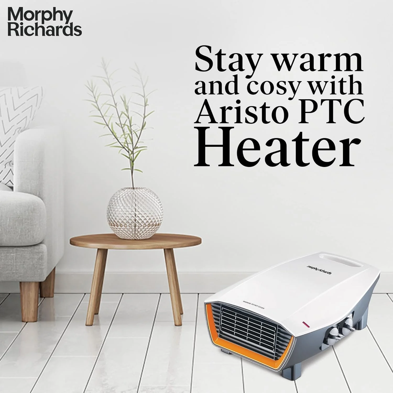 Morphy Richards Aristo 2000 Watts PTC Room Heater (White) - Image 6