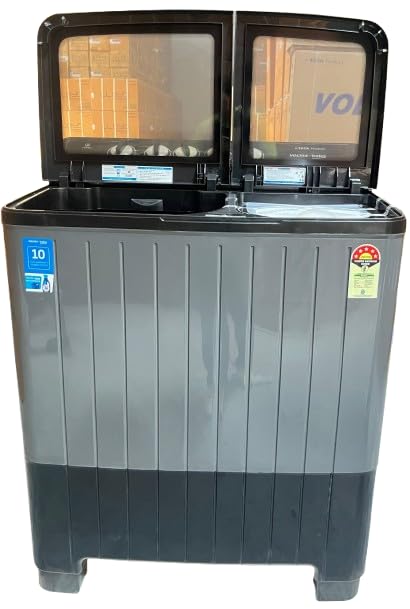 oltas Beko, A Tata Product 14 Kg 5 Star Semi-Automatic Top Load Washing Machine (WTT140UPA/BKSSDG5GTDA, Grey, Special pulsator and Double waterfall Technology) - Image 2