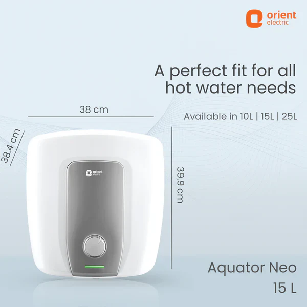 Orient Electric Aquator Neo 15L 5 Star Storage Water Heater 15 L Storage Water Geyser  (White) - Image 11