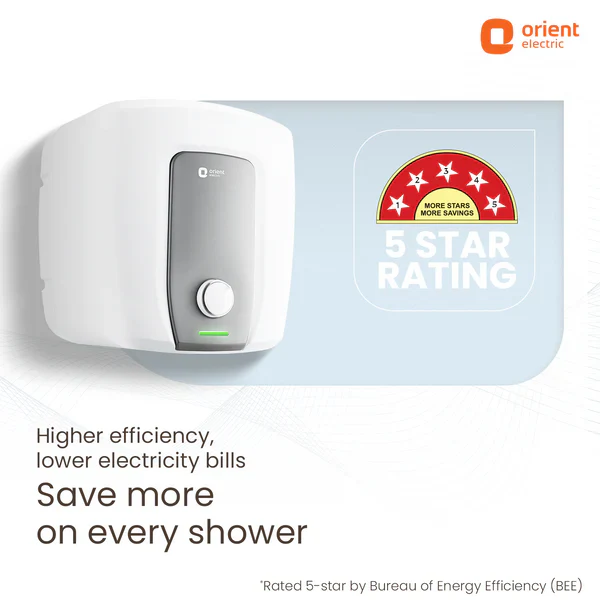 Orient Electric Aquator Neo 15L 5 Star Storage Water Heater 15 L Storage Water Geyser  (White) - Image 7