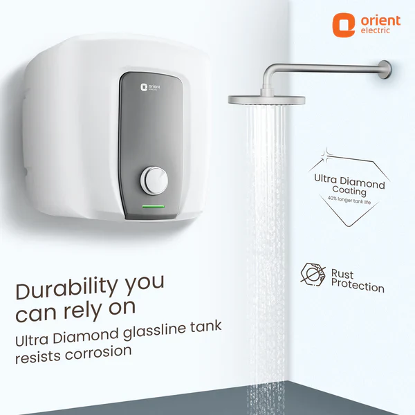 Orient Electric Aquator Neo 15L 5 Star Storage Water Heater 15 L Storage Water Geyser  (White) - Image 8