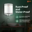Orient Electric Metal Body Electric Storage Water Heater (Cronos 25L - White) - Image 4