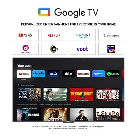 Panasonic 108cm (43 Inches) 4K Ultra HD Smart Google LED TV TH-43MX750DX (Black) - Image 6