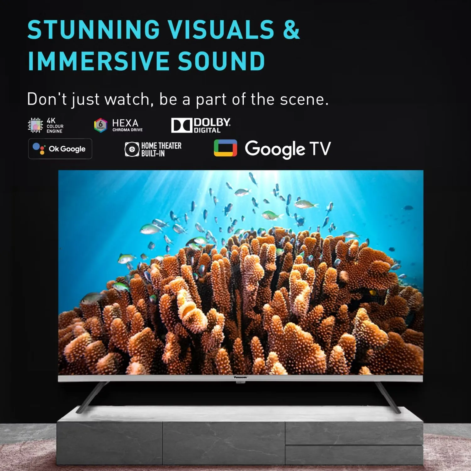 Panasonic 140 cm (55 inch) 4K Ultra HD LED Smart Google TV with Dolby Digital (2025 model) TH-55PX740DX - Image 8