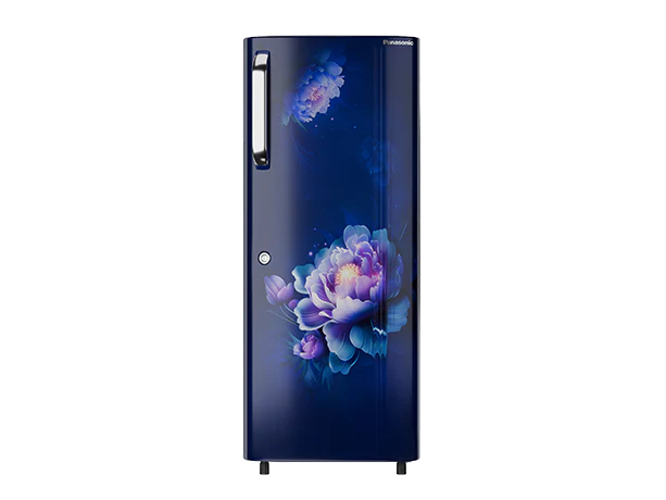 Panasonic 230 L Direct Cool Single Door 3 Star Refrigerator (Becky Blue Floral, NR-A242CFAN)