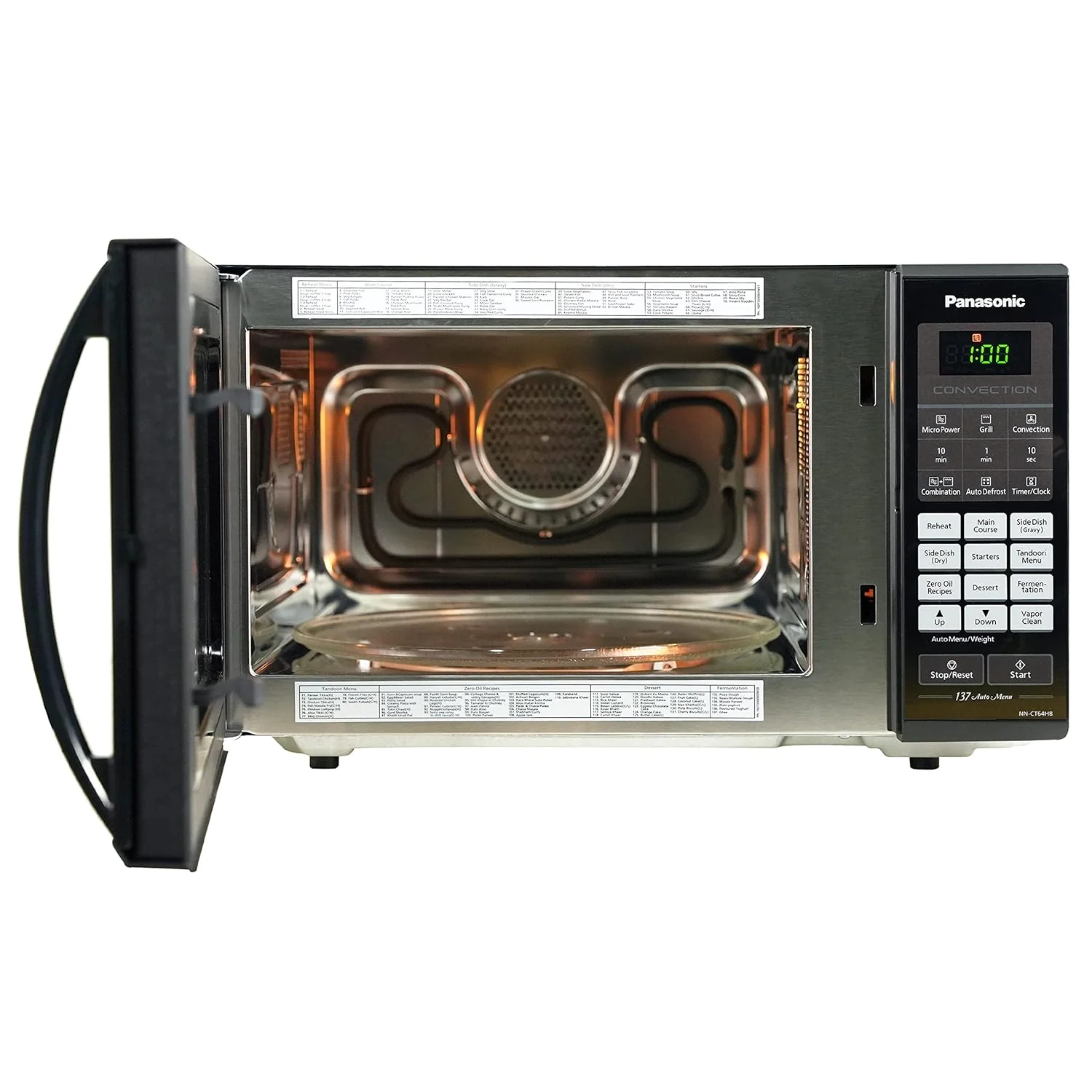 Panasonic 27L Microwave Conventional Oven(NN-CT64HBFDG, Black Mirror + Golden , Zero Oil), Free 1 Year Extended Warranty - Image 9