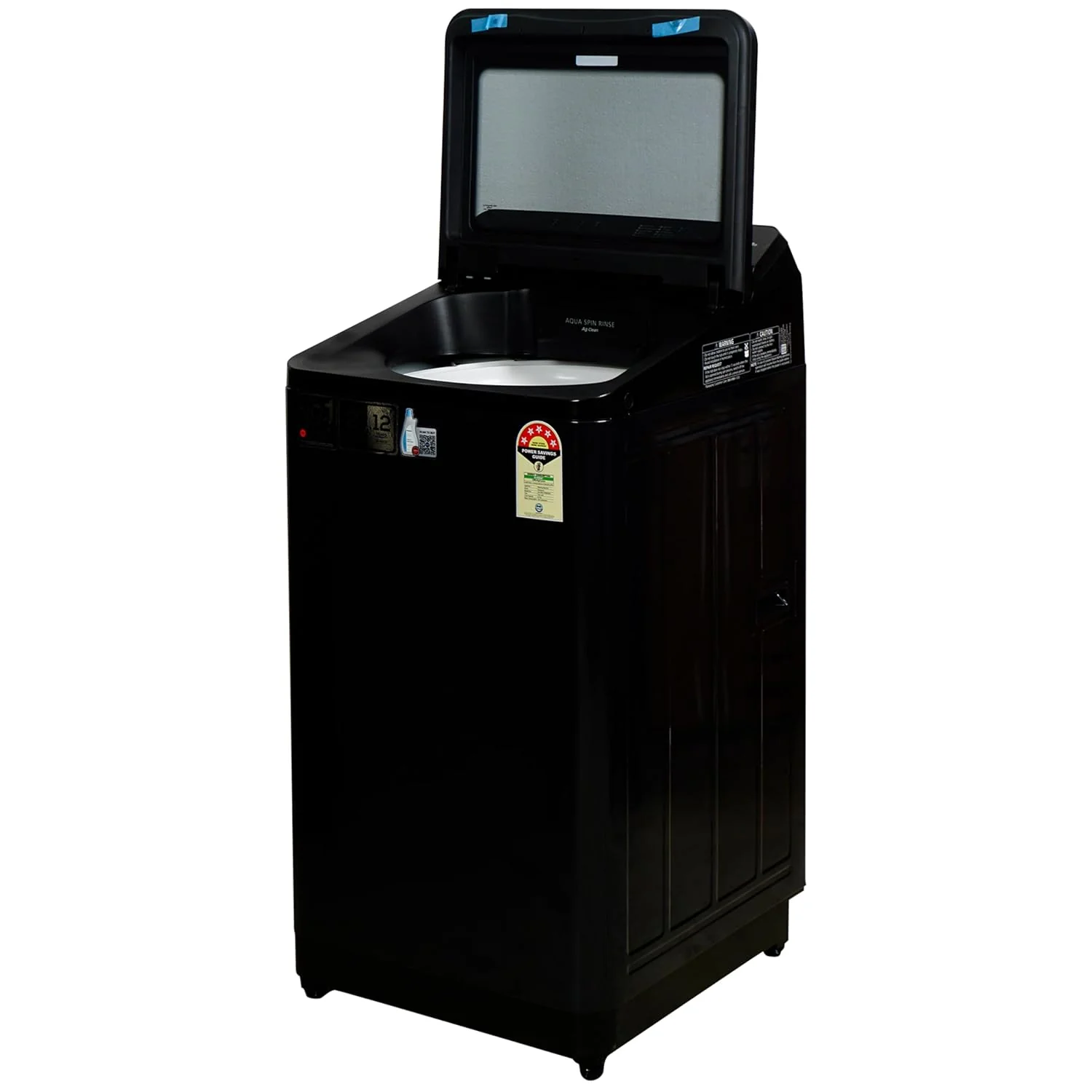 Panasonic 8 kg 5 Star Wi-Fi Fully Automatic back panel Top Load Washing Machine With Wifi MirAie (X11, NA-F80X11PRB, 12 Wash Programs, Drynamic Spin, Active Foam Wash, 2+12 Year Warranty,Pure Black) - Image 2