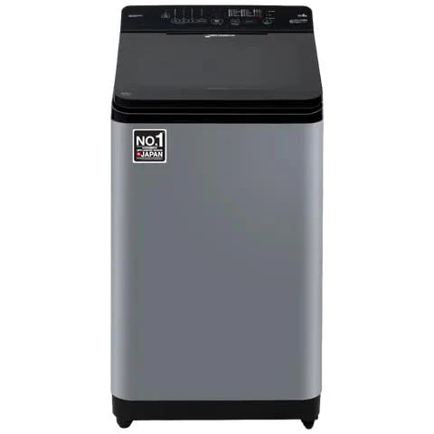 Panasonic 8 kg 5 Star Wi-Fi Fully Smart Automatic Top Load Washing Machine (V11, NA-F80V11CRB, 15 Wash Programs &amp; Built &amp; Heater Charcoal Inox Grey)