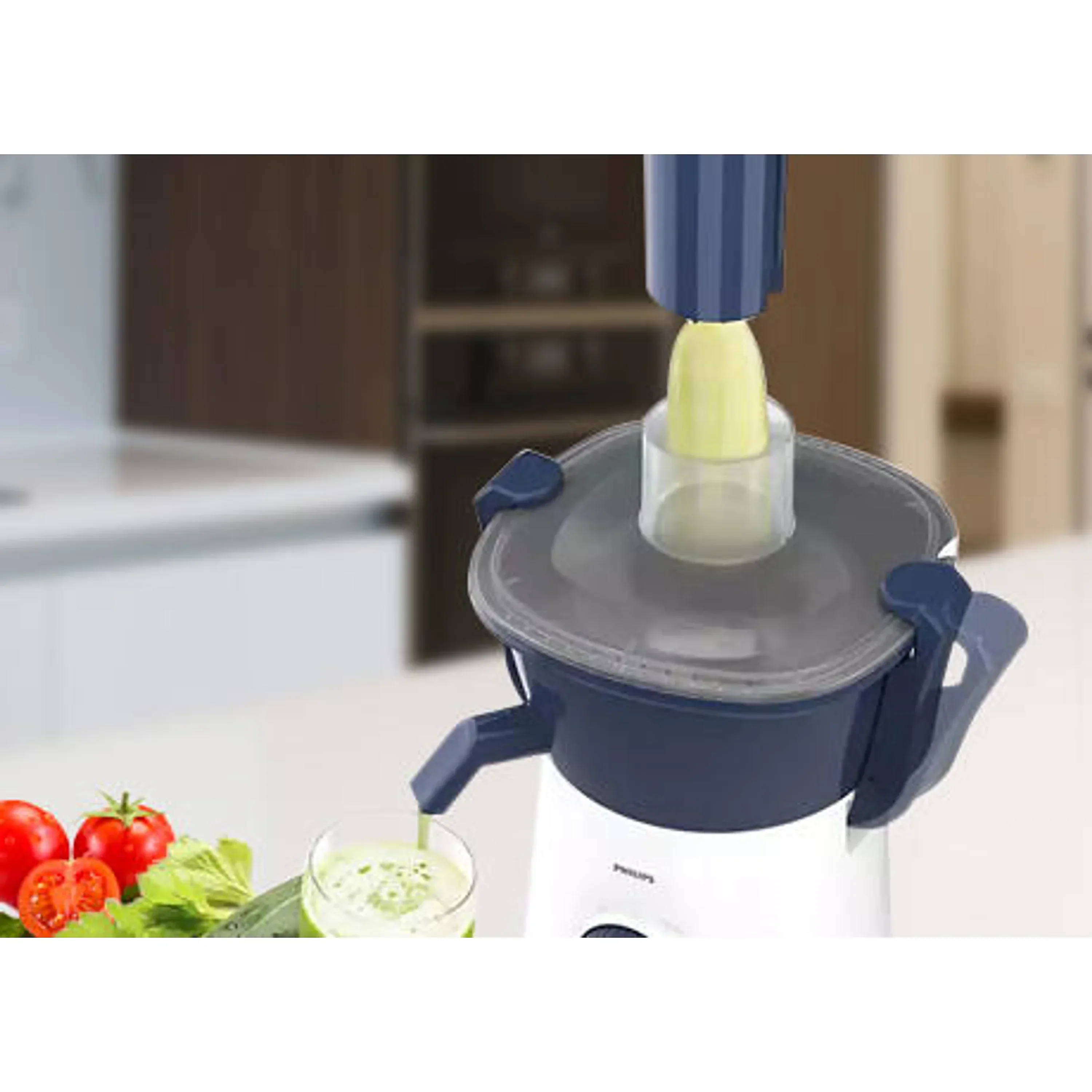 Philips 500W Juicer HL7566 – Compact, Easy Clean, Daily Use (Open Box / Without Box) - Image 3