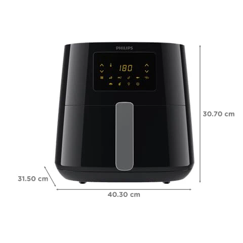 PHILIPS HD9270/70 2000 Watt Digital Air Fryer with Rapid Air Technology (Black)6.2 liter - Image 2